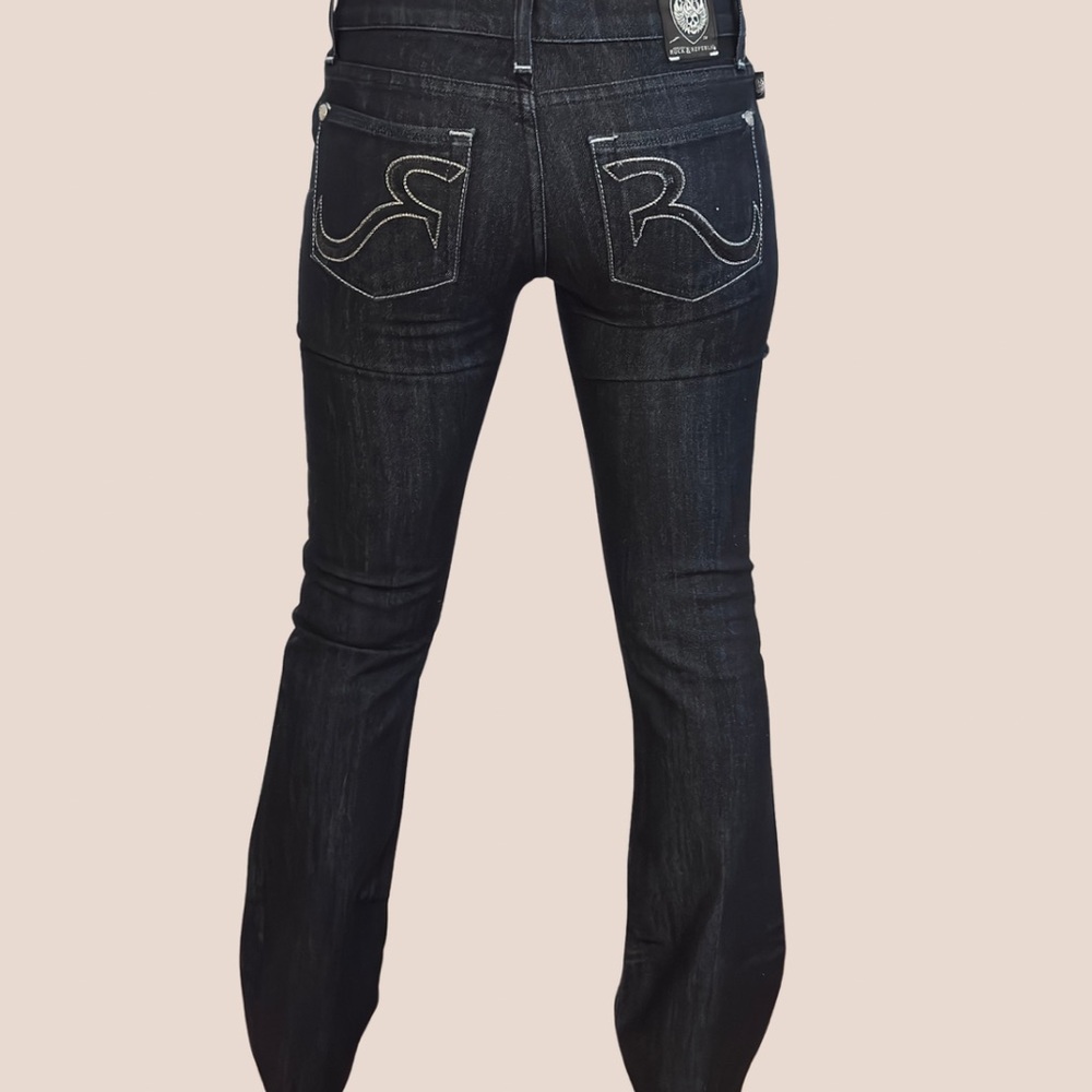 Rock & Republic Dark Wash Boot Cut Jeans - Picture 4 of 8